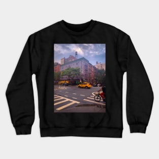 Upper West Side Manhattan Street NYC Crewneck Sweatshirt